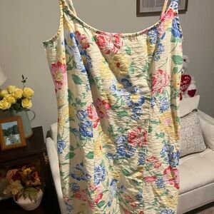 Lulu's Multicolor Floral Midi Dress